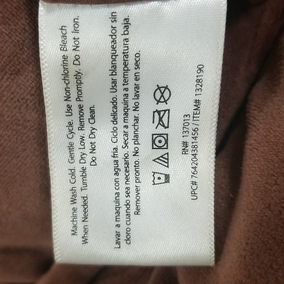 💲Isaac Miizrahi velvet puffer jacket dz. XL Brown - Picture 10 of 16